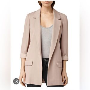 All Saints Aledia blush blazer